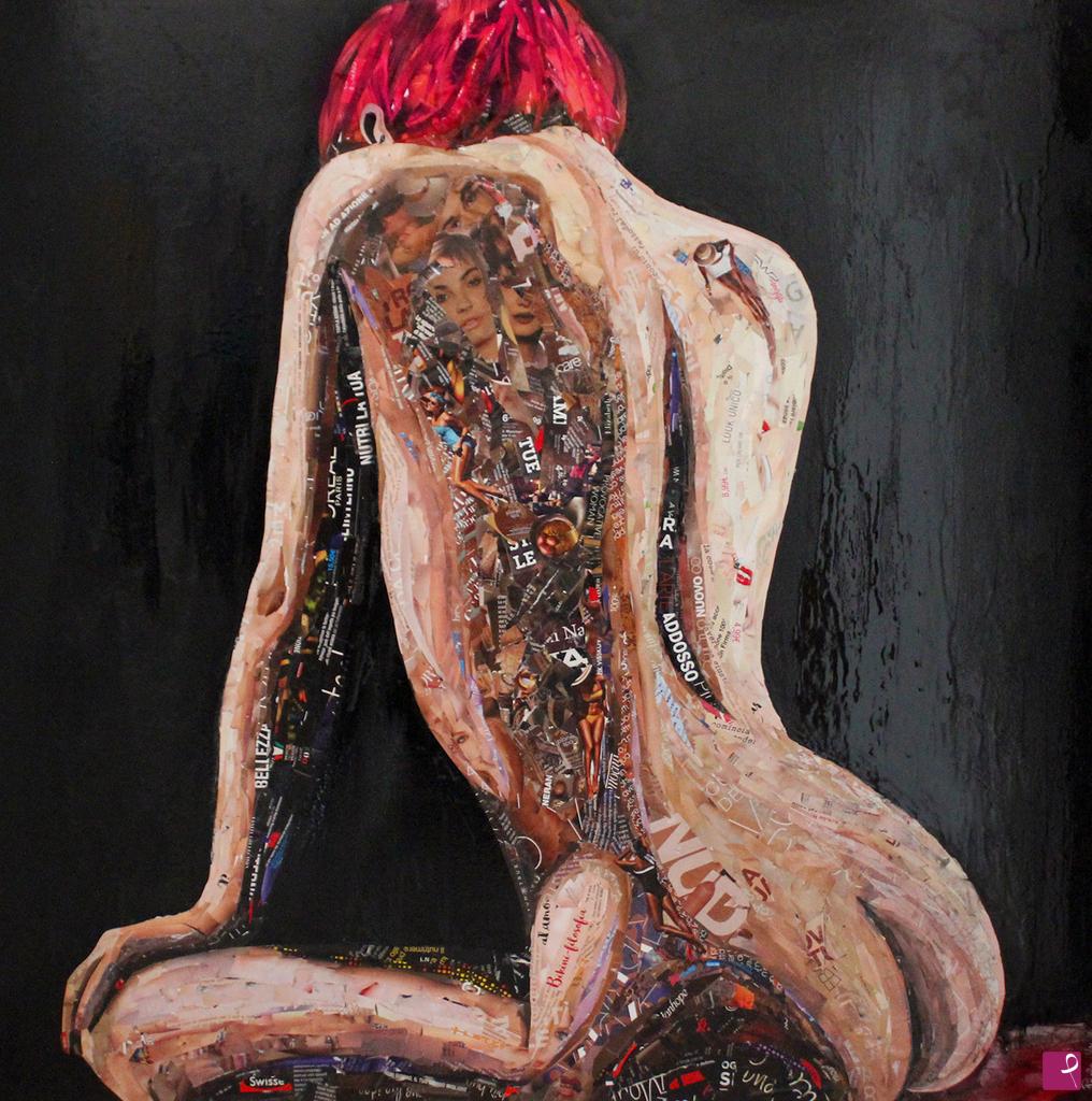 disponibile painting - naked woman - Paola Montanaro | PitturiAmo® APS