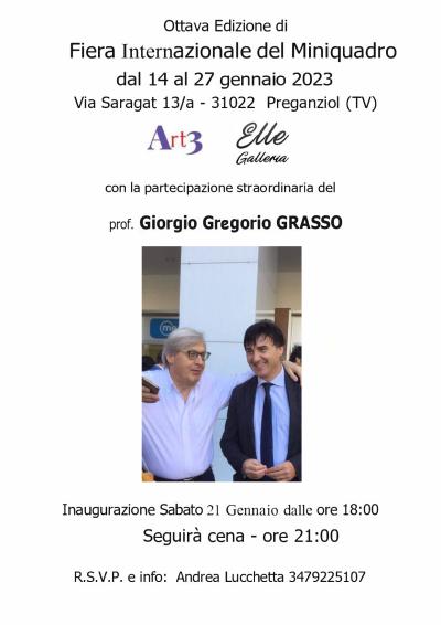 VIII ED FIERA MINIQUADRO OSPITE D'ONORE GIORGIO GREGORIO GRASSO - Italia - Veneto - Treviso - 285977