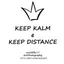Worldlife77 Keep Kalm E Keep Distance vende quadri online