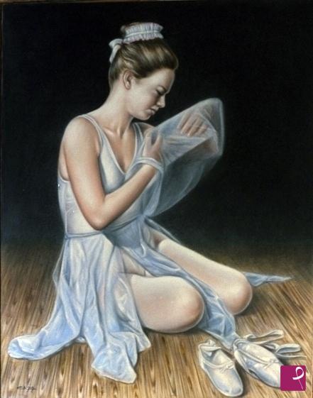 quadri in vendita online - 007VVC 	Ballerina  