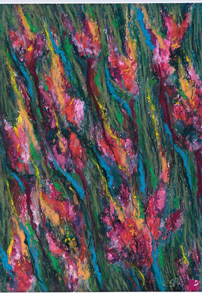 quadri in vendita online - 0188     " Strie fiorate "