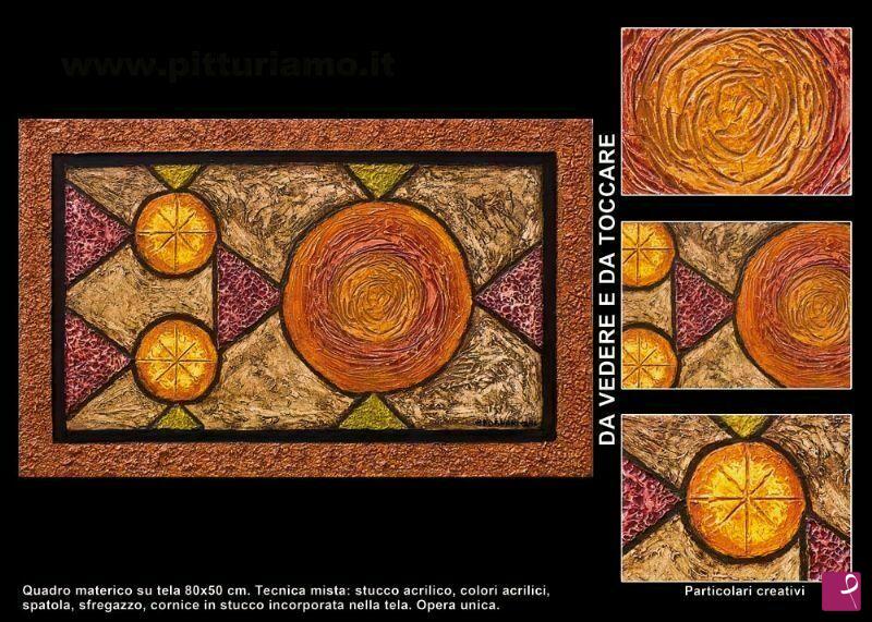 quadri in vendita online - 07-08-13 Quadro Materico per arredamento 80x50