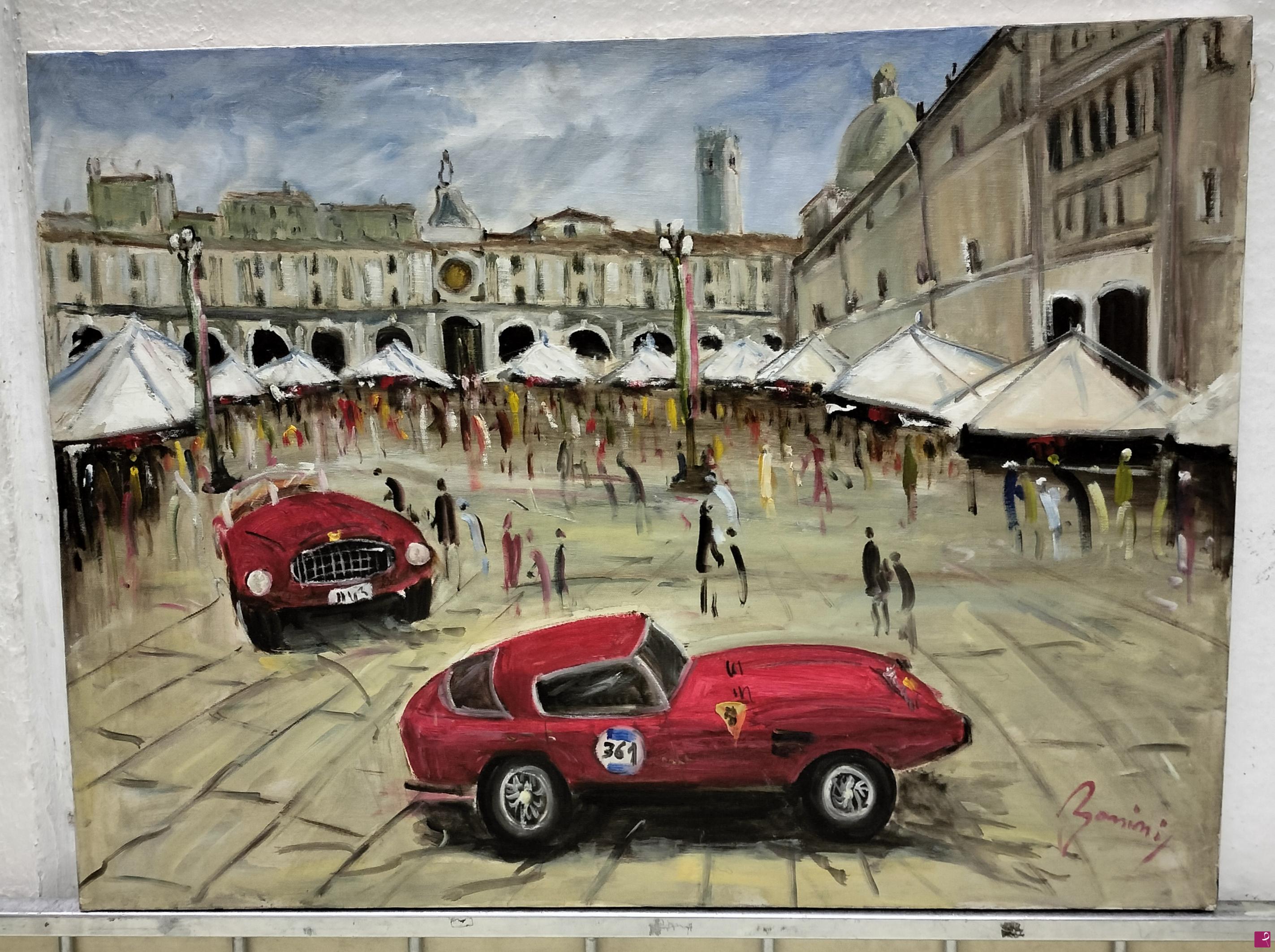 quadri in vendita online - 1000 miglia piazza Loggia 