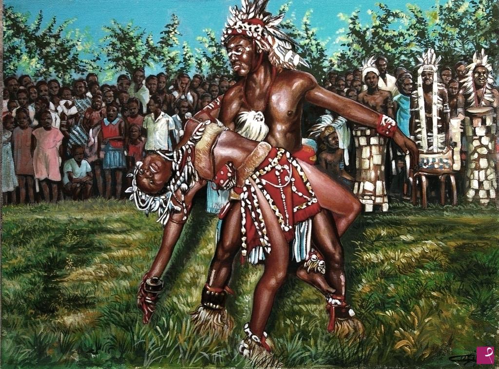 quadri in vendita online - 1000VVC    DANZATORI ANACO, CONGO