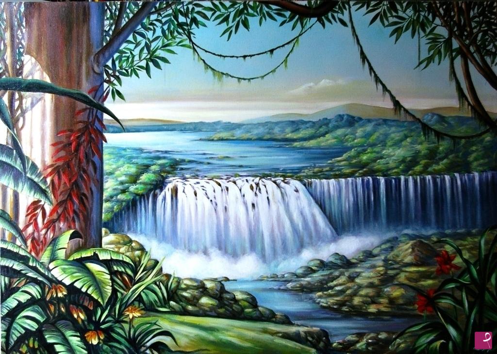 quadri in vendita online - 1013VVC	CASCATA  