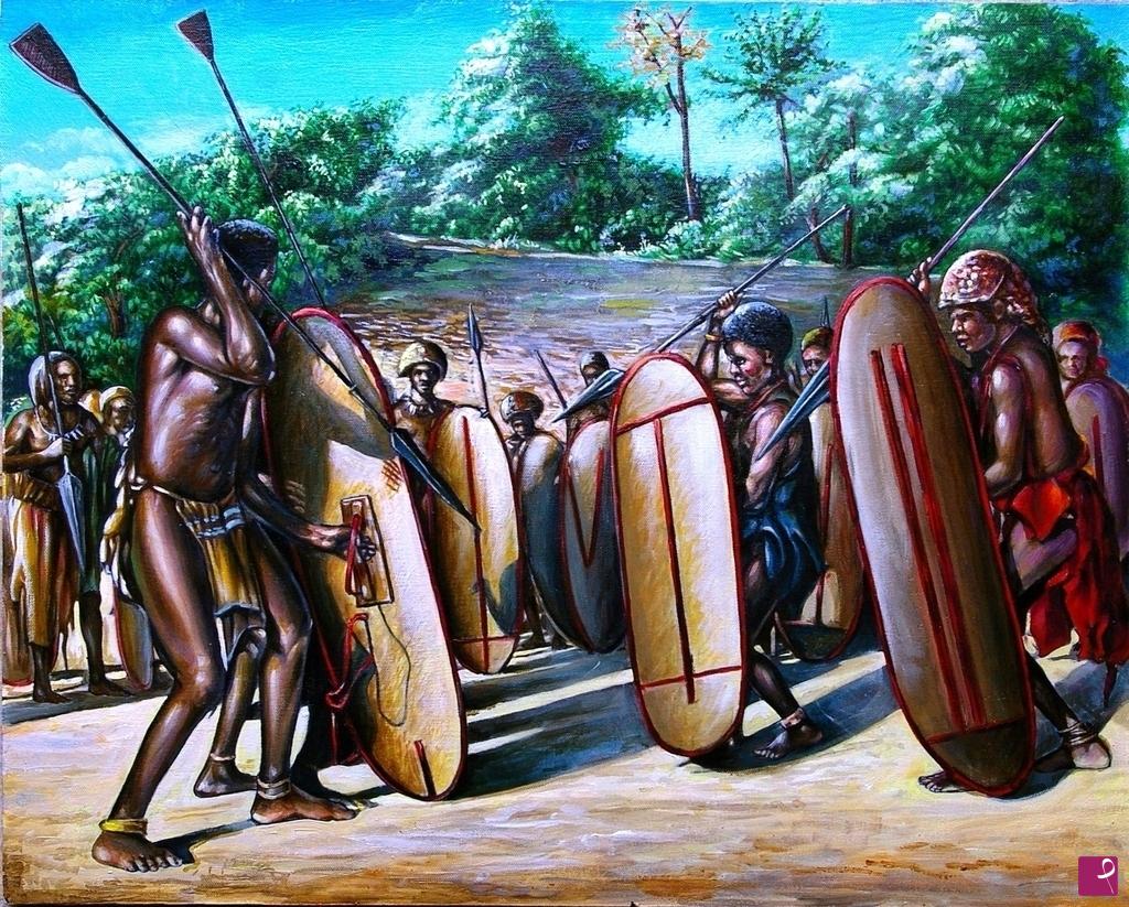 quadri in vendita online - 1016VVC      DANZATORI AFRICANI
