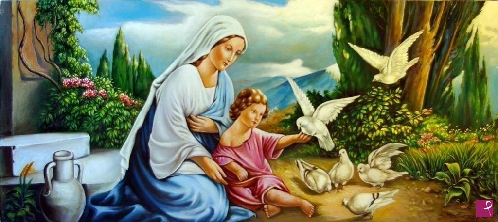 quadri in vendita online - 1021vvc	MADONNA CON BAMBINO   
