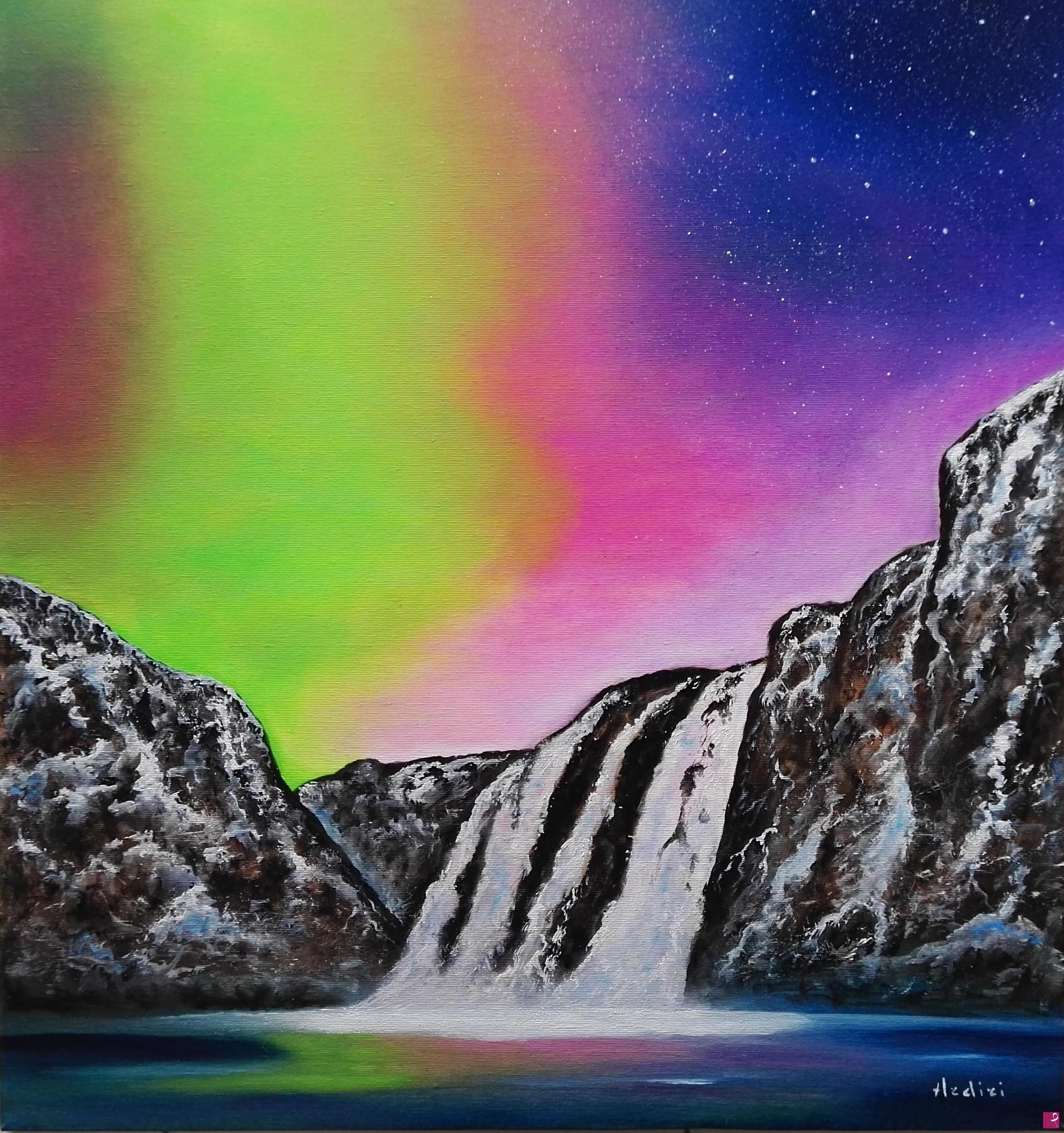quadri in vendita online - 1028 - AURORA BOREALE