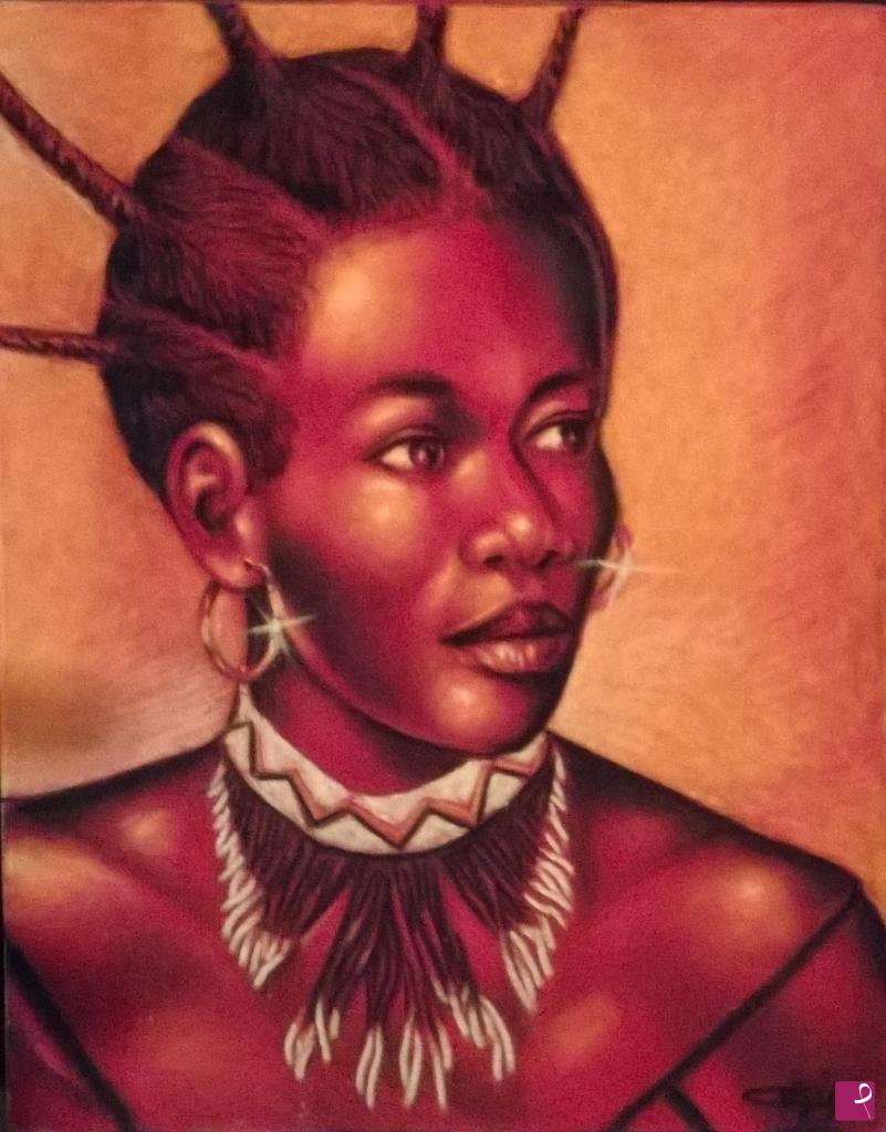quadri in vendita online - 1049VVC      FIGURA AFRICANA