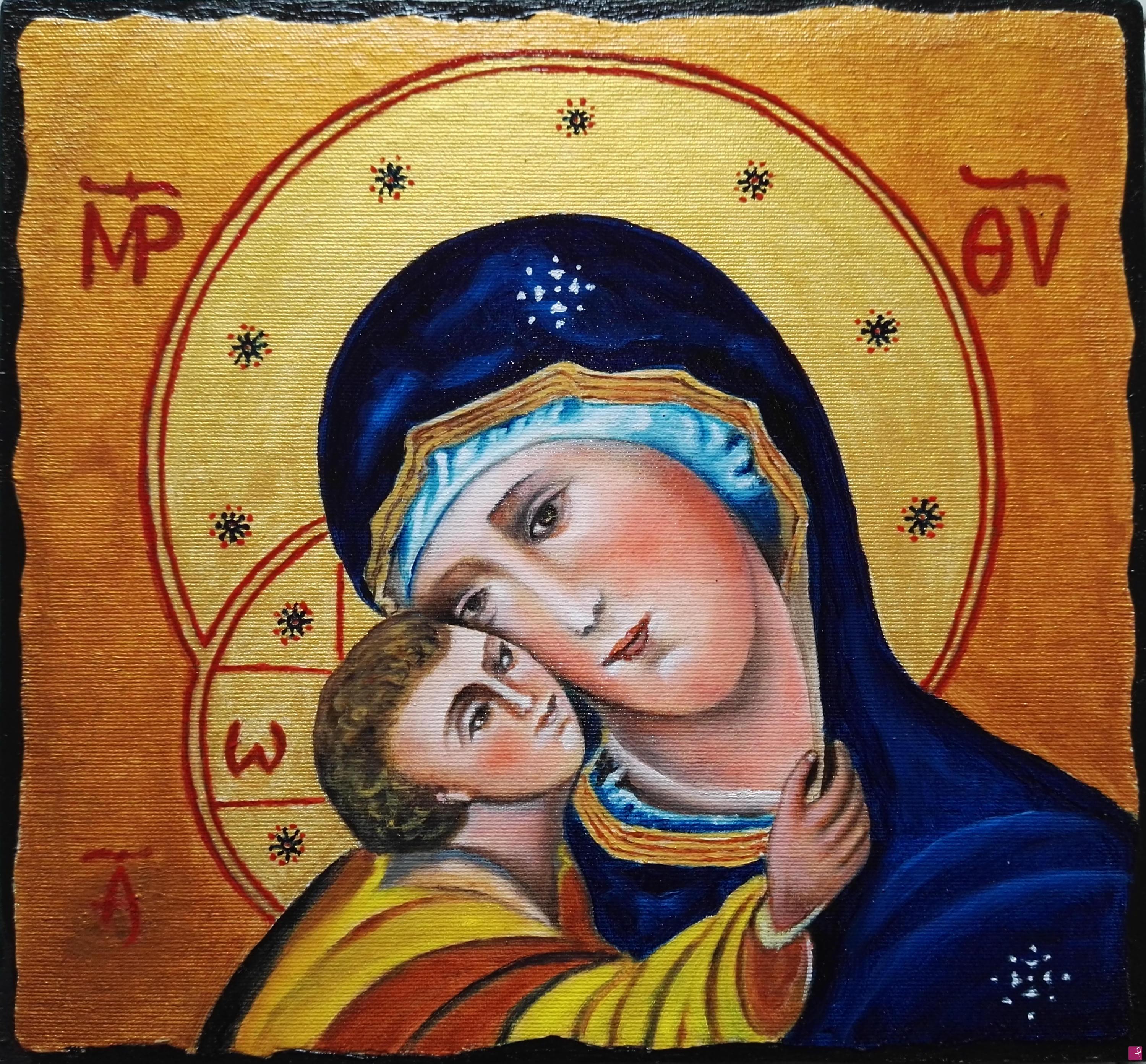 quadri in vendita online - 1103 - MADONNA CON BAMBINO