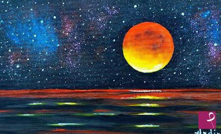 quadri in vendita online - 1212 - LA GRANDE LUNA