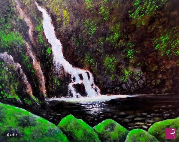 quadri in vendita online - 1321 - BIVONGI - LA CASCATA DEL MARMARICO