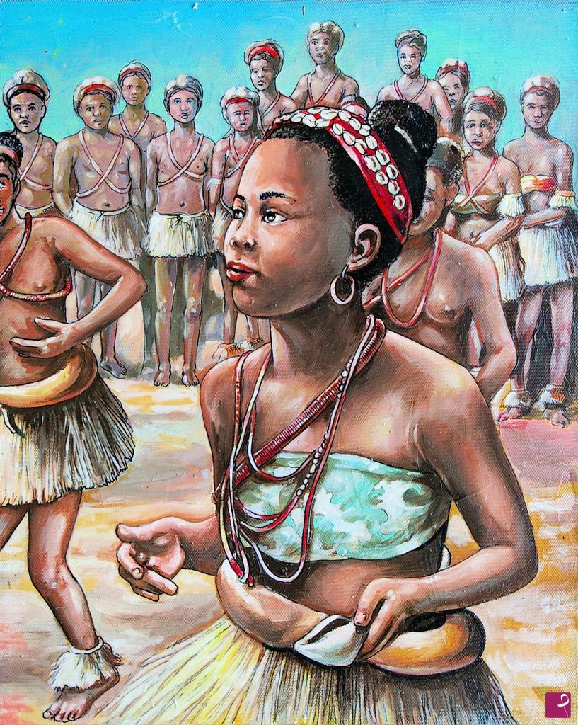 quadri in vendita online - 1321VVC     DANZATRICE AFRICANA