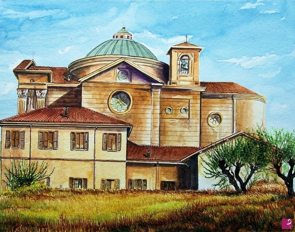 quadri in vendita online - 1387VVC	CHIESA PARROCCHIALE DI BELLUSCO  