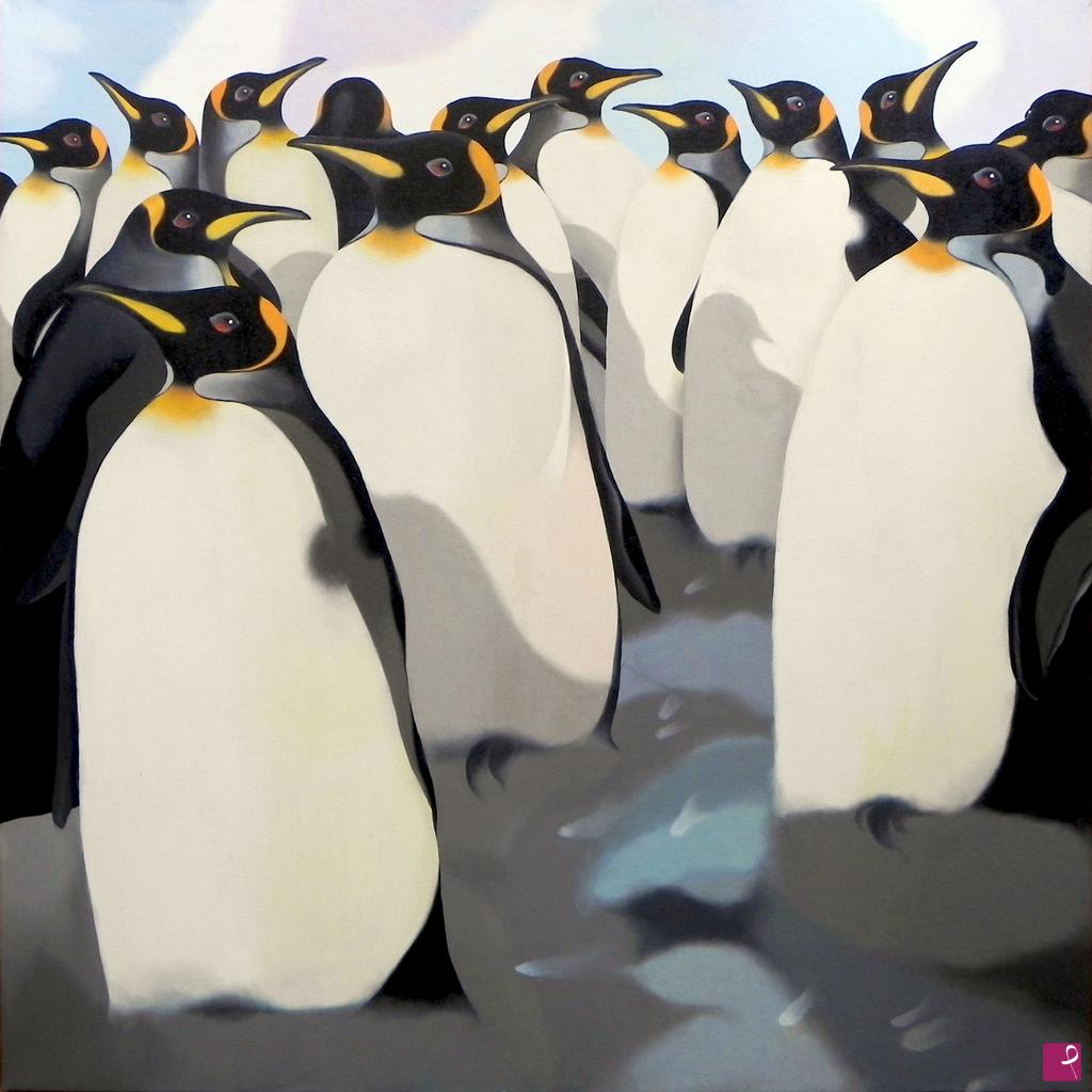 quadri in vendita online - 14 pinguini