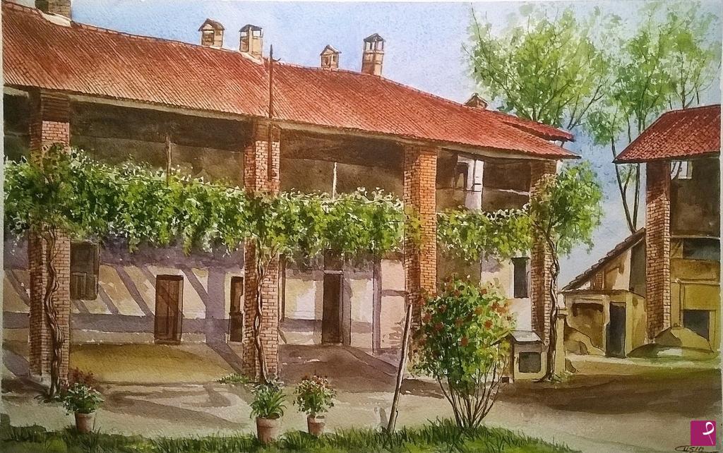 quadri in vendita online - 1408	CASCINA BELLANA , BELLUSCO