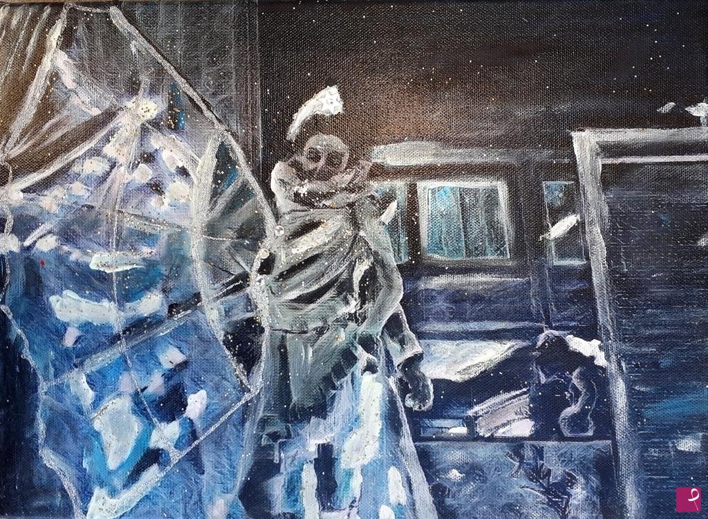 quadri in vendita online - 1483 "ARTISTA DI STRADA"