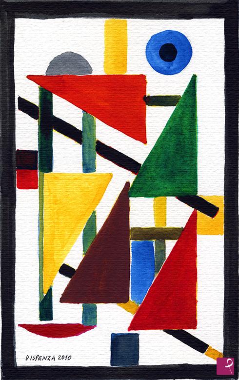 quadri in vendita online - 158. - Geometric abstract art (Geometriche Abstraktion), 2010 