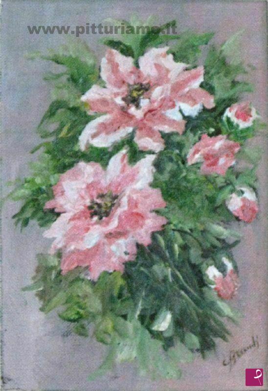 quadri in vendita online - 2 peonie