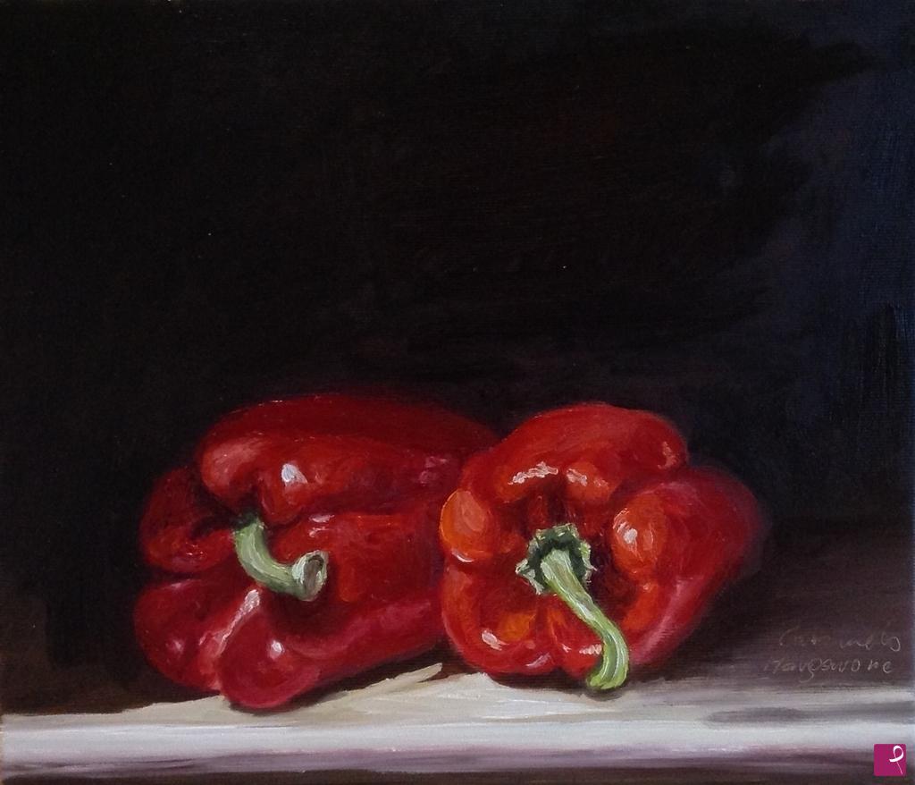 quadri in vendita online -  2 rote Paprika