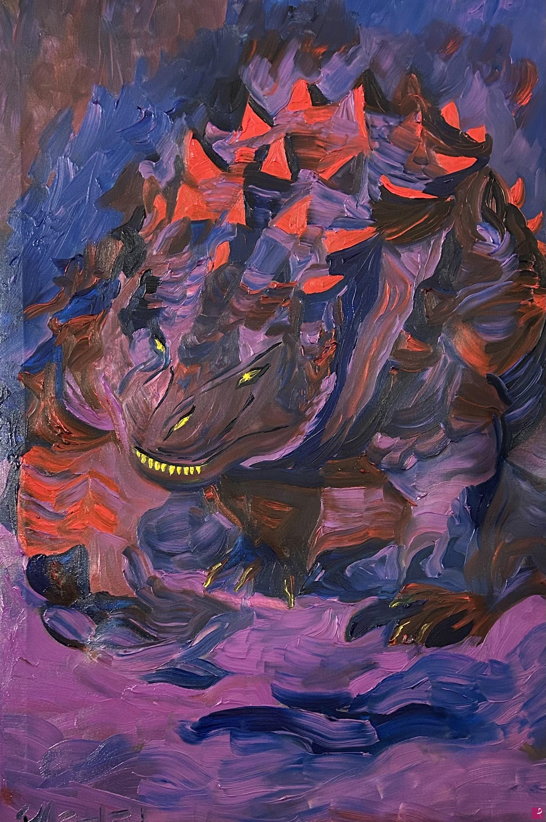 quadri in vendita online - 200 Ankylosaurus Veglia