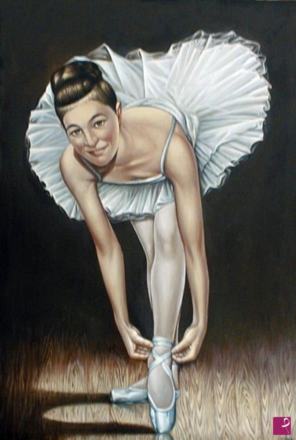 quadri in vendita online - 236VVC 	Ballerina  