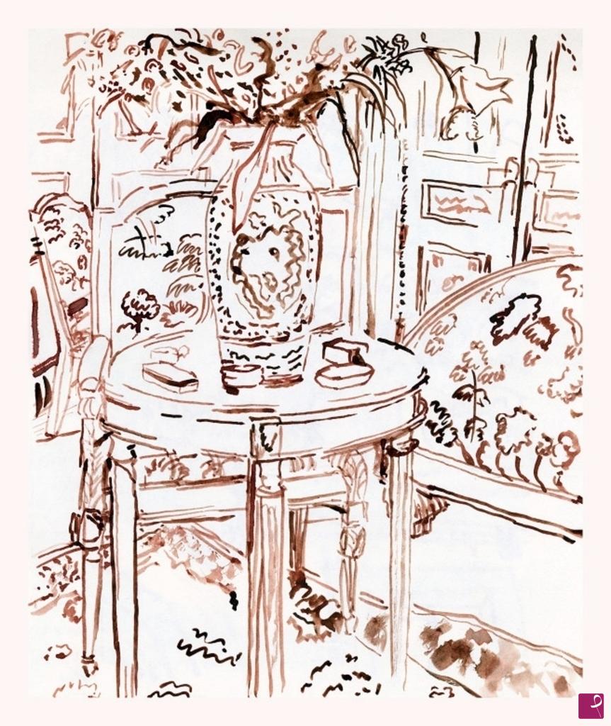 quadri in vendita online - 245. - Interno con vaso portafiori (Interior with vase holding flowers), 2017