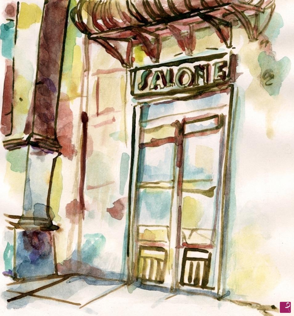 quadri in vendita online - 254. - Salone (Barbershop), 2017