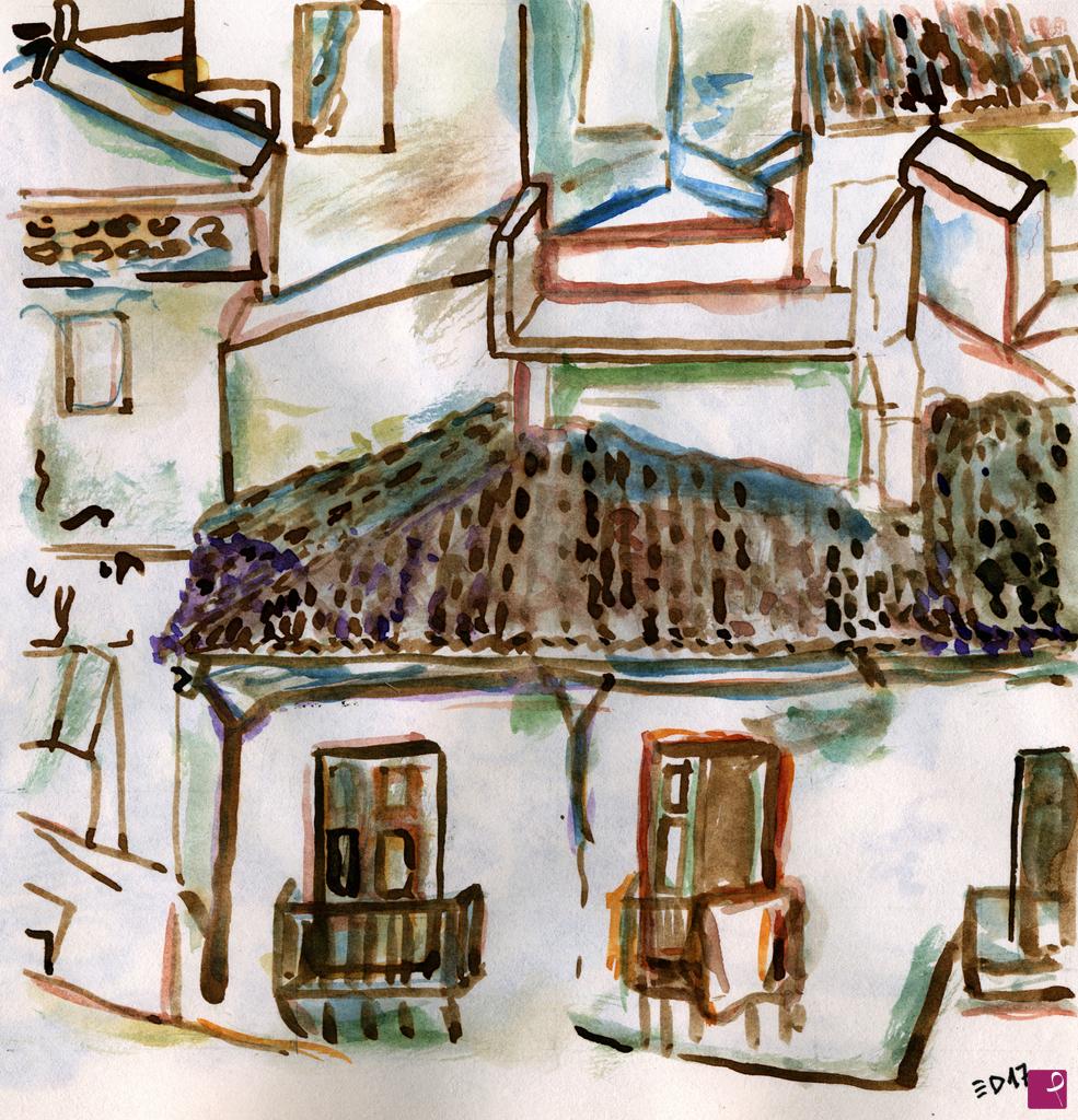 quadri in vendita online - 257. - Paesaggio meridionale (Southern cityscape), 2017