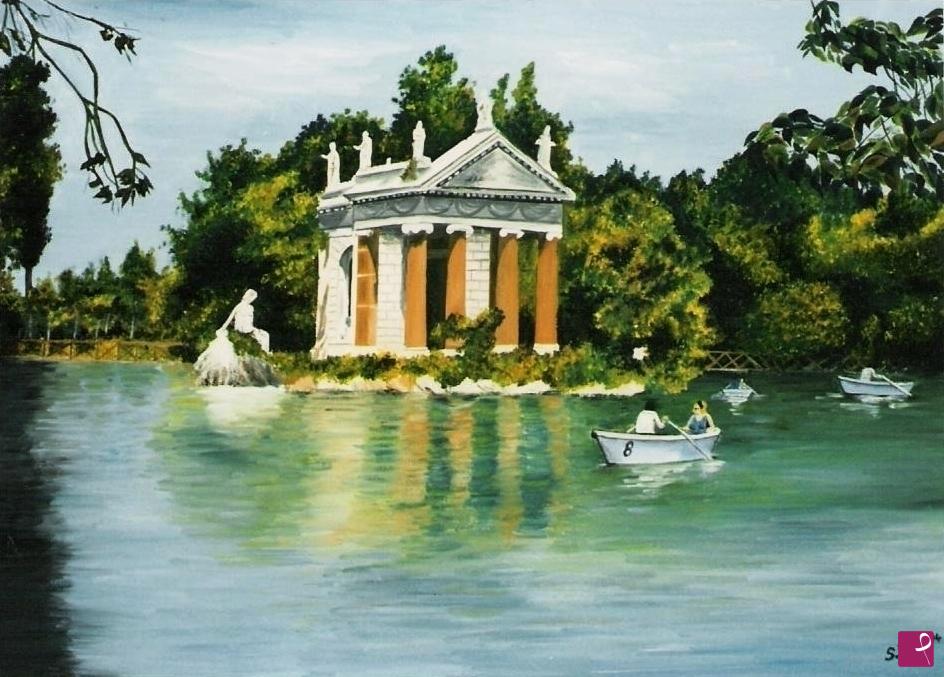 quadri in vendita online - 29 - VILLA BORGHESE