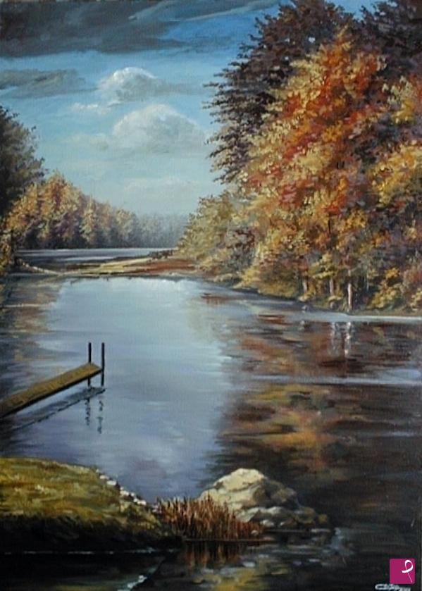 quadri in vendita online - 299VVC 	PAESAGGIO AUTUNNALE 