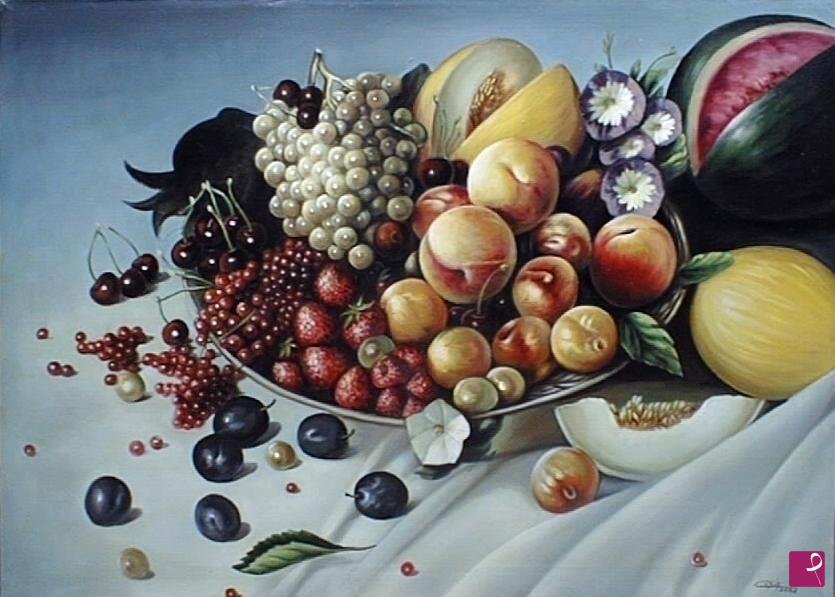 quadri in vendita online - 317VVC 	 Natura Morta, Frutta  