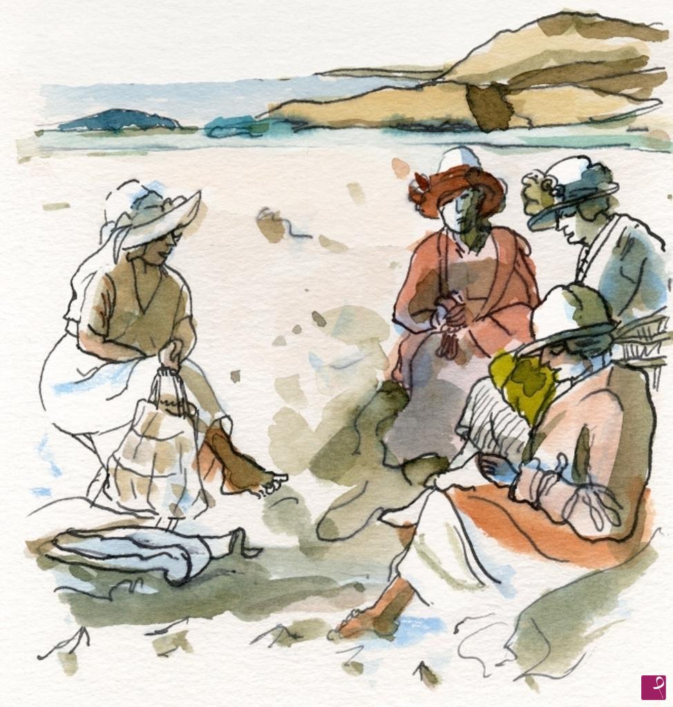 quadri in vendita online - 323. - Bagnanti (Bathers), 2018