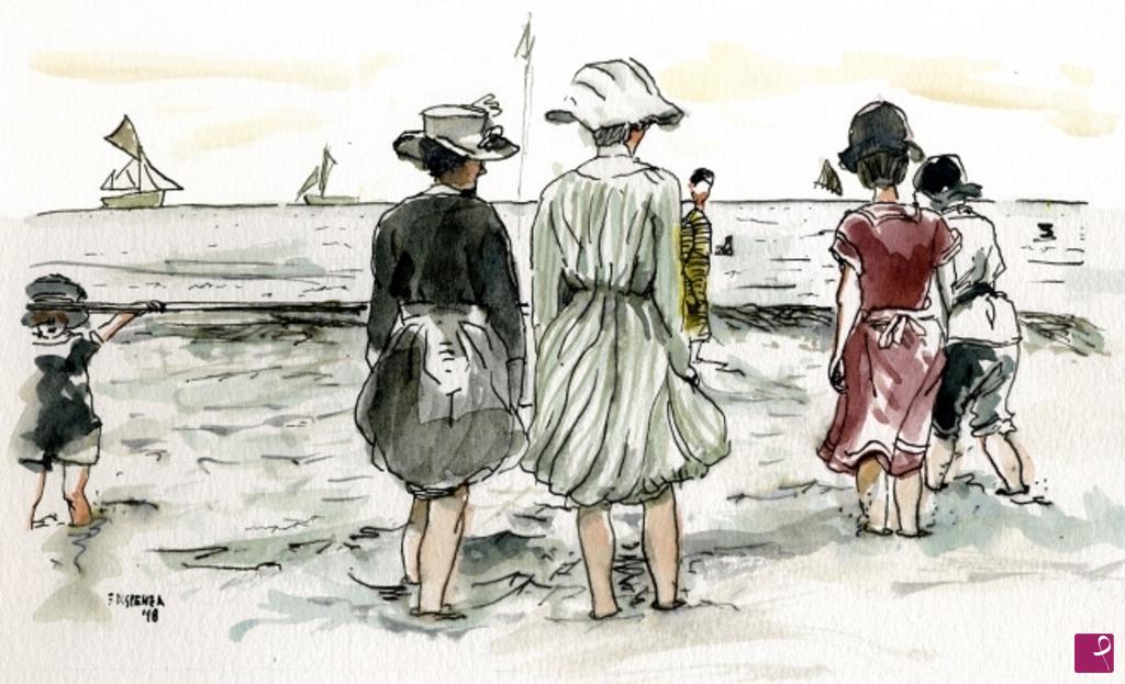 quadri in vendita online - 326. - Bagnanti (Bathers), 2018