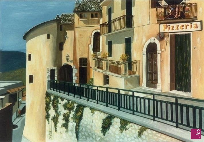 quadri in vendita online - 35 - FIUGGI: LA TORRE