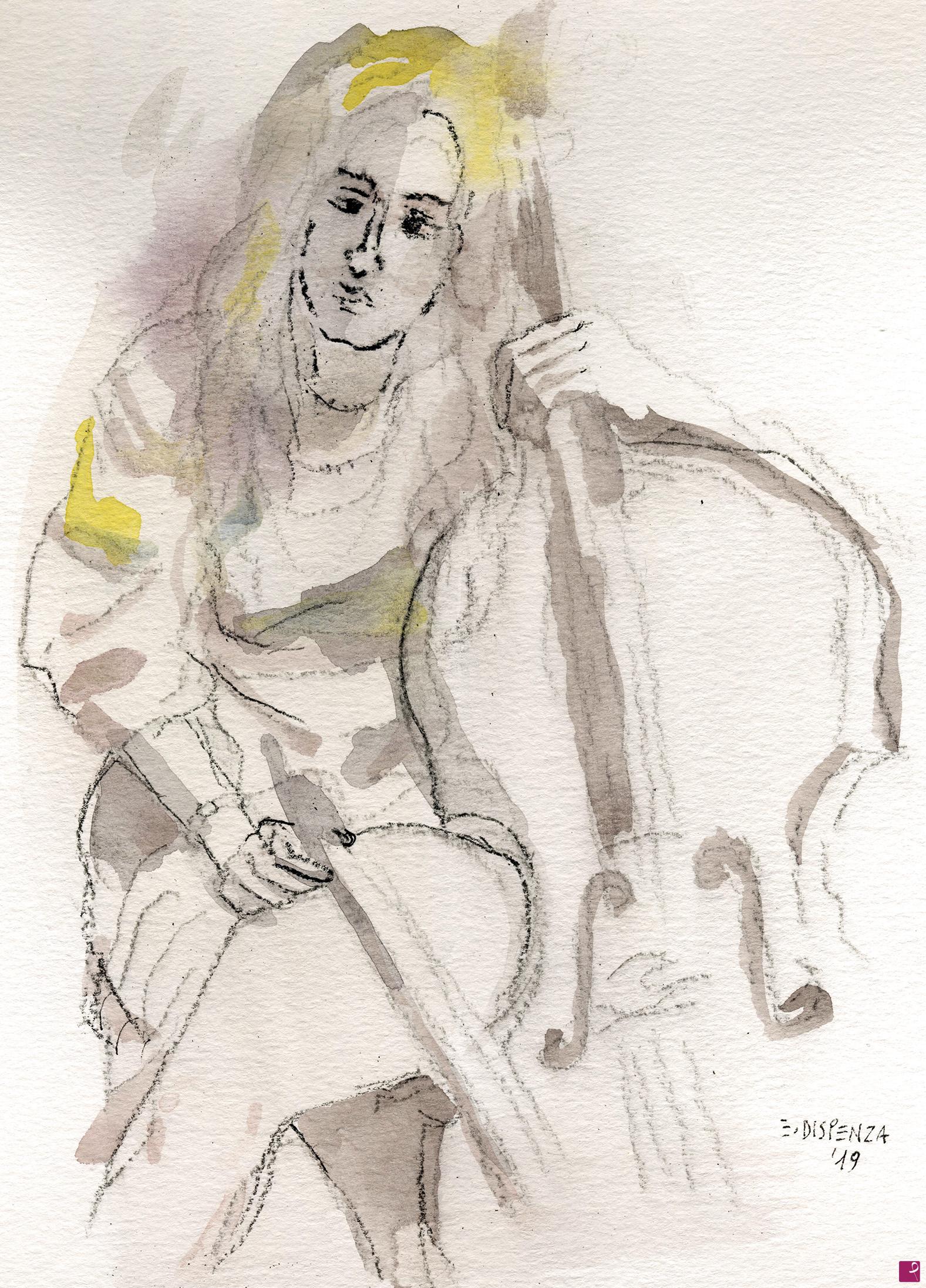 quadri in vendita online - 395. - Musicista (Die Musikerin), 2019