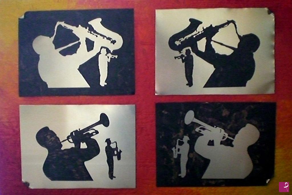quadri in vendita online - 4 ombre di Jazz