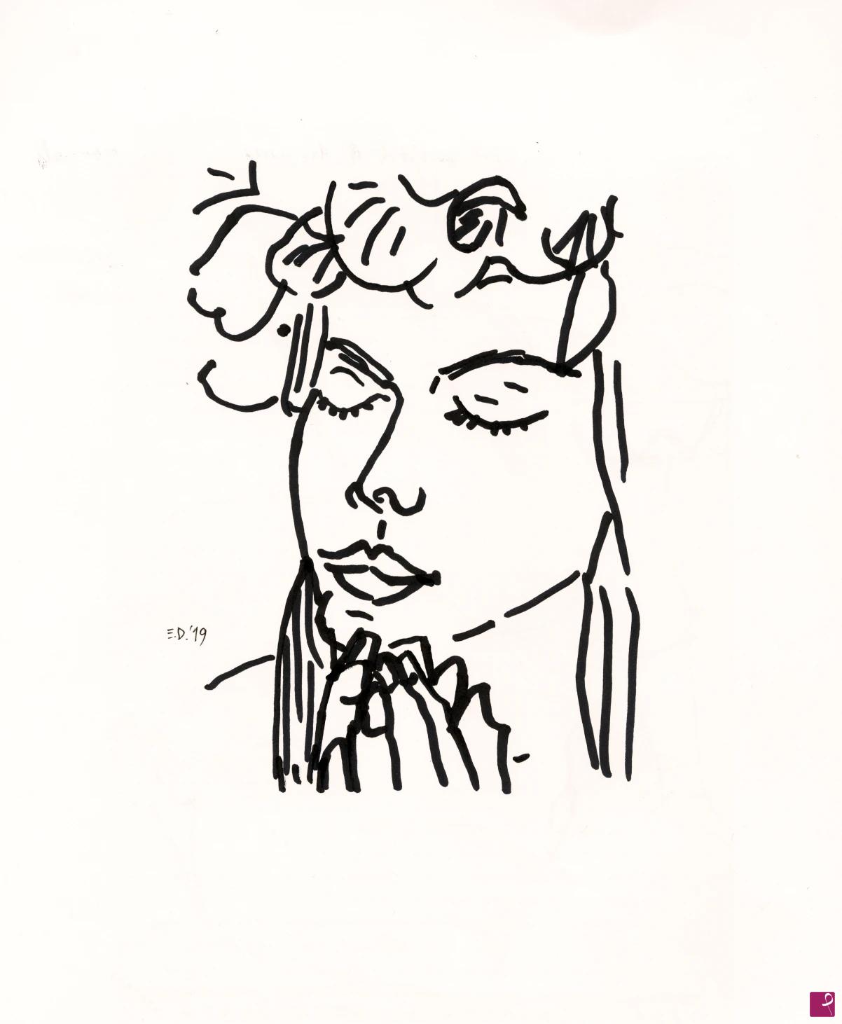 quadri in vendita online - 422. - Ragazza che dice una preghiera (Girl saying a prayer), 2019