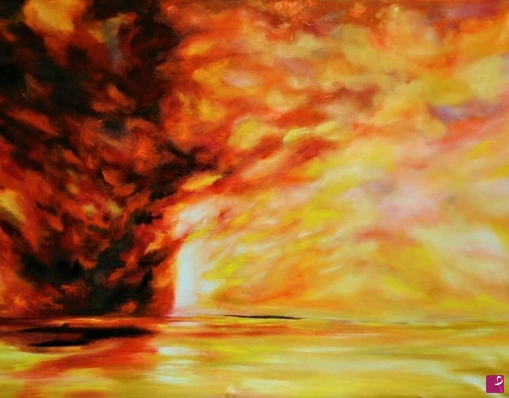 quadri in vendita online - 432 hz Tributo a Turner 
