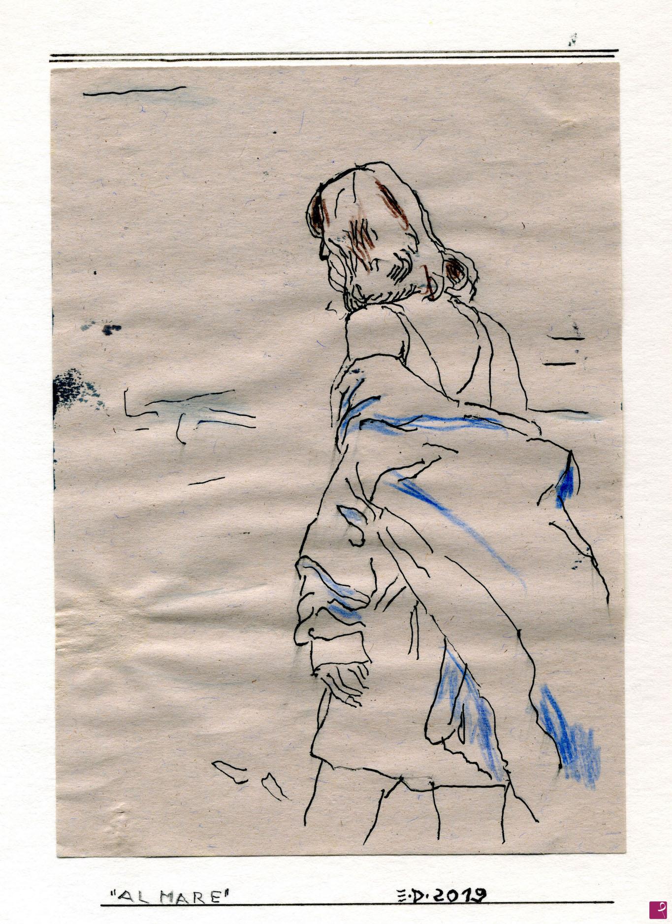 quadri in vendita online - 446. - Al mare | Afternoon sun and sea breeze (2019)