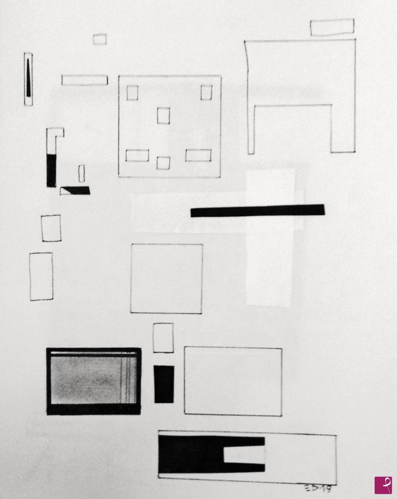 quadri in vendita online - 460. - Geometric abstract art, 2019