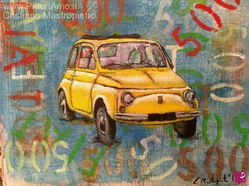 quadri in vendita online - 500 cinquecento Fiat