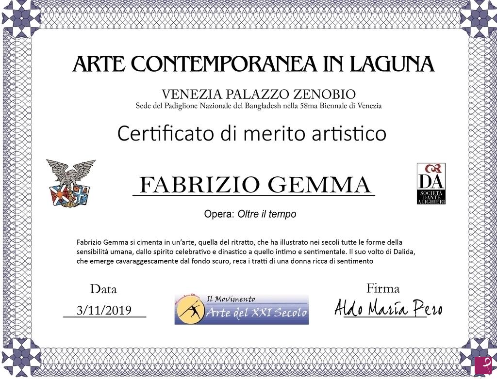 quadri in vendita online - 58MA BIENNALE DI VENEZIA- CERTIFICATO