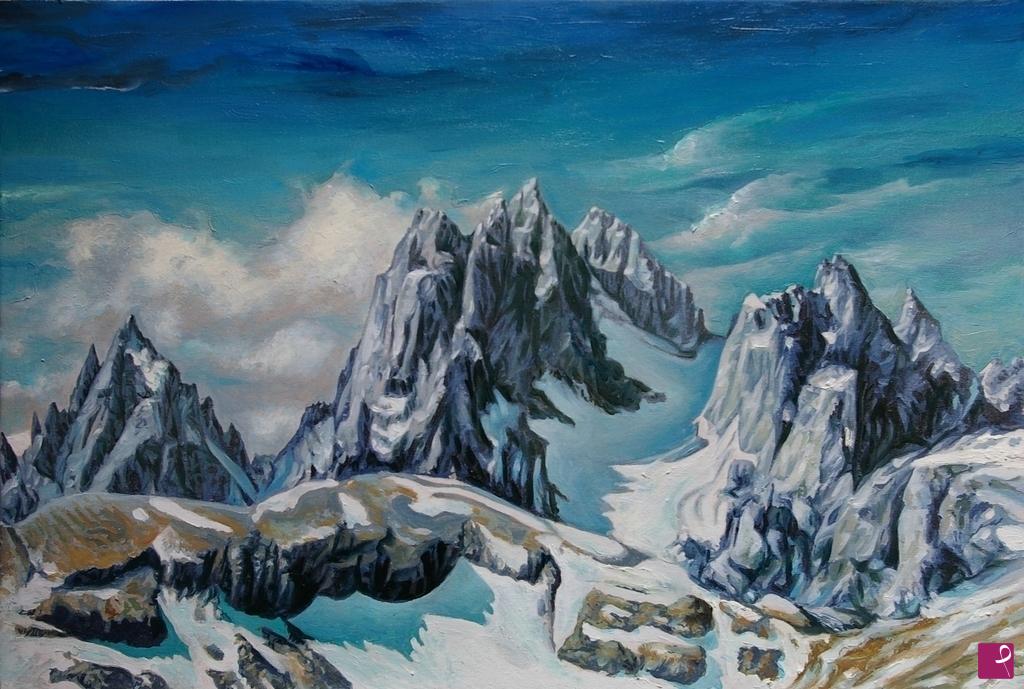 quadri in vendita online - 707VVC    DOLOMITI DI MISURINA, Gruppo dei Cadini  
