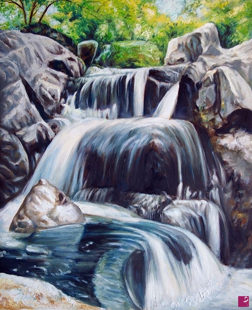 quadri in vendita online - 718VVC 	CASCATA  