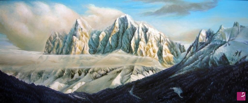 quadri in vendita online - 722	DOLOMITI, Gail Lienze, Austria  