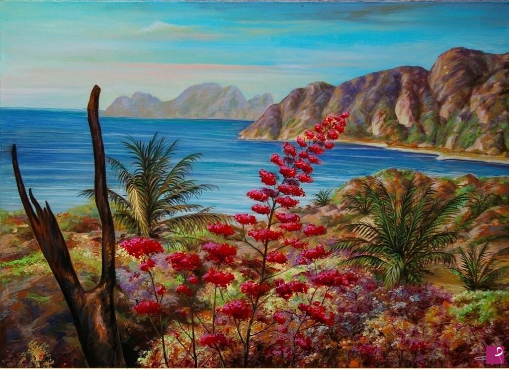 quadri in vendita online - 732VVC       PAESAGGIO MARINO