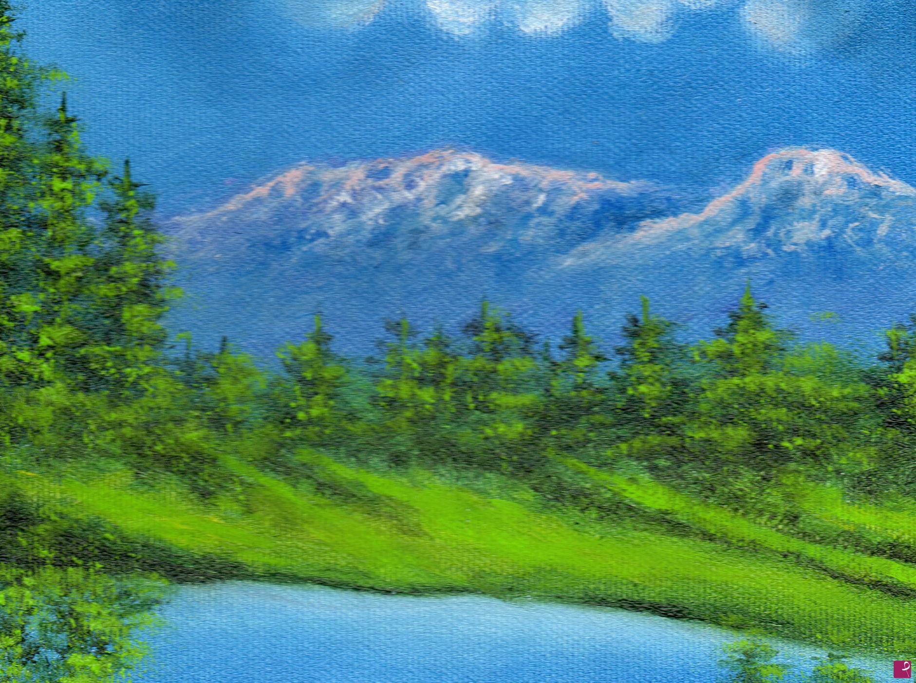 quadri in vendita online - 742 - PAESAGGIO MONTANO