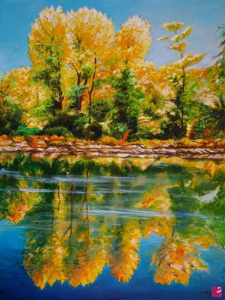 quadri in vendita online - 758VVC 	PAESAGGIO AUTUNNALE 