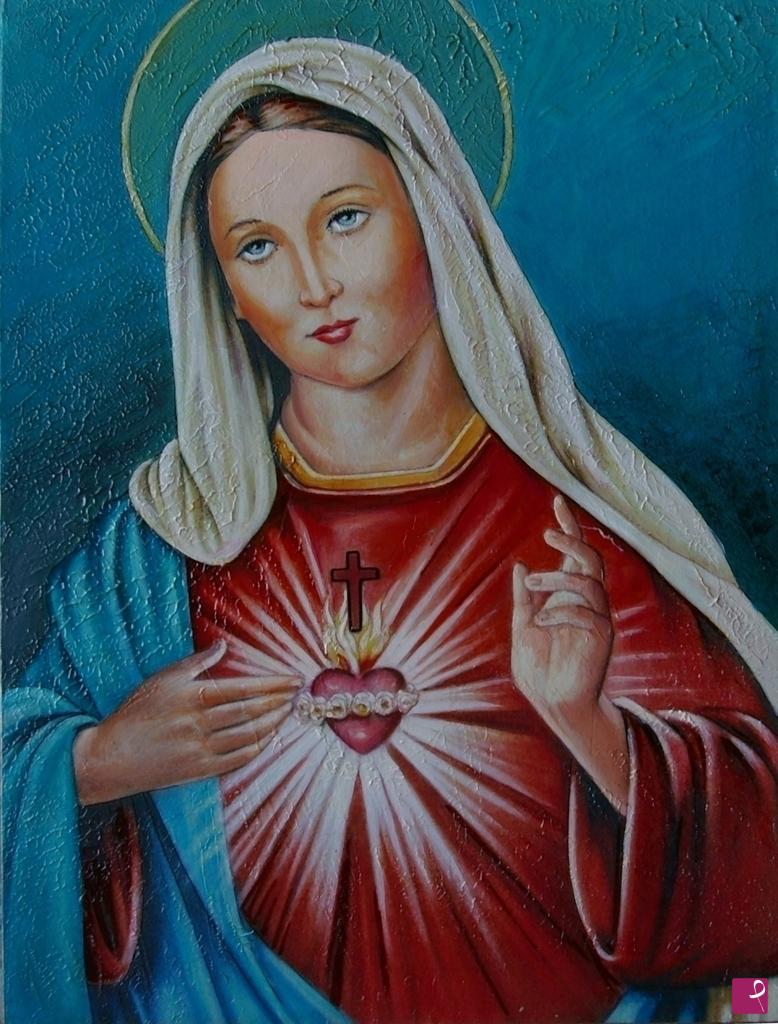 quadri in vendita online - 868  MADONNA, SACRO CUORE 